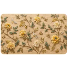 پادری مدل رویه مخمل طرح ترک کد 2507 مناسب برای فضای داخلی مجموعه دو عددی