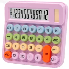ماشین حساب رومیزی مدل خورشیدی کد DS-2811C