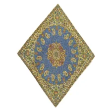 رومیزی ترمه مدل مربع طرح تابان