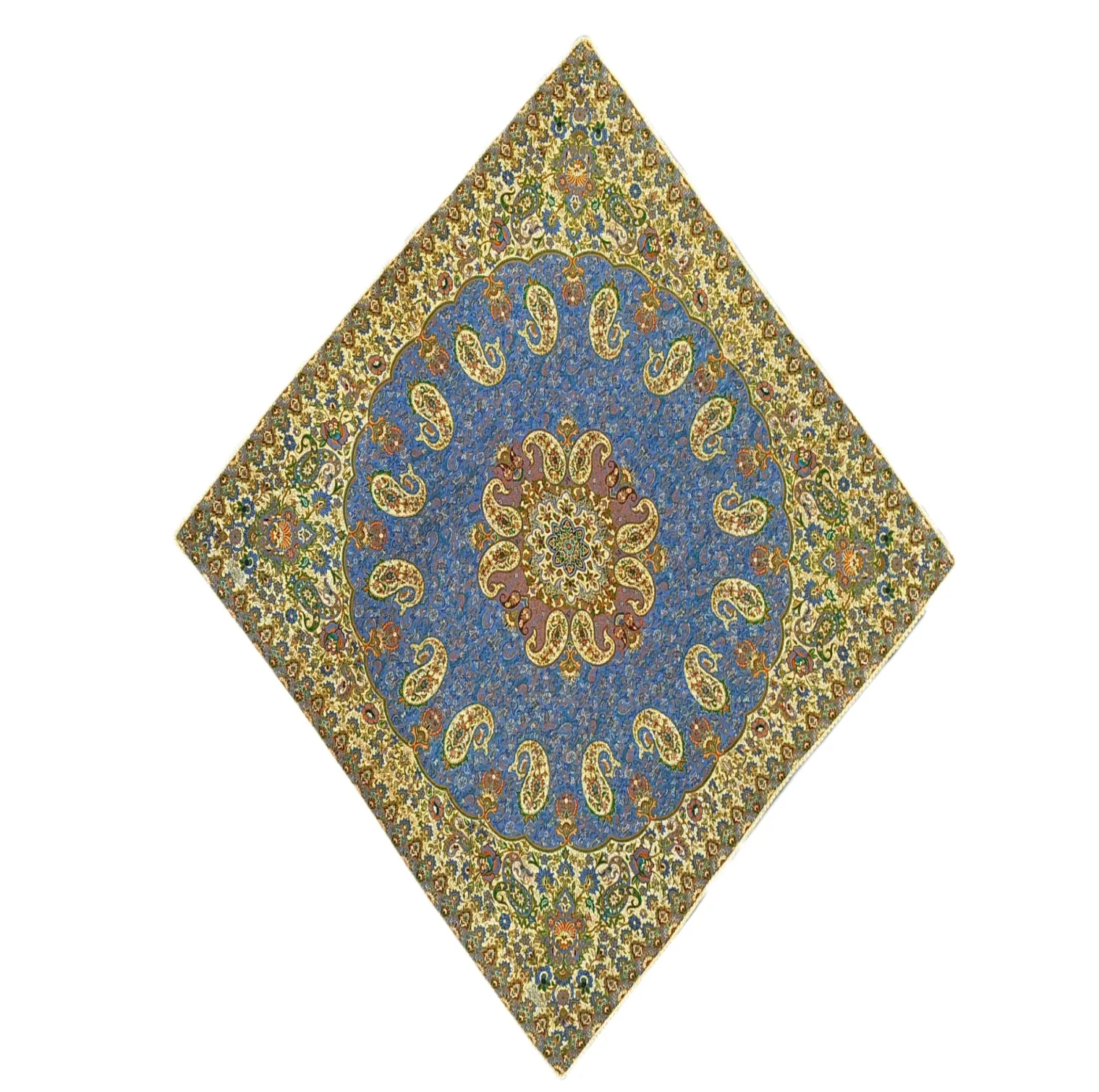 رومیزی ترمه مدل مربع طرح تابان