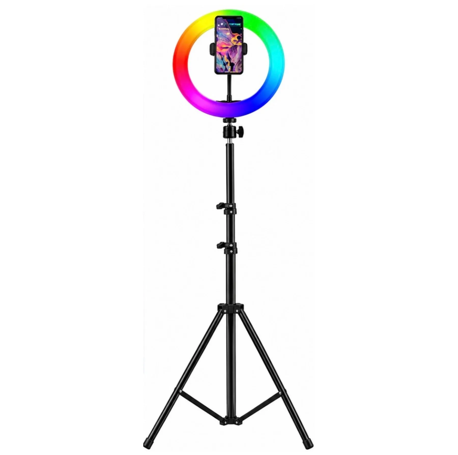 رینگ لایت مدل LJJ36 RGB به همراه سه پایه