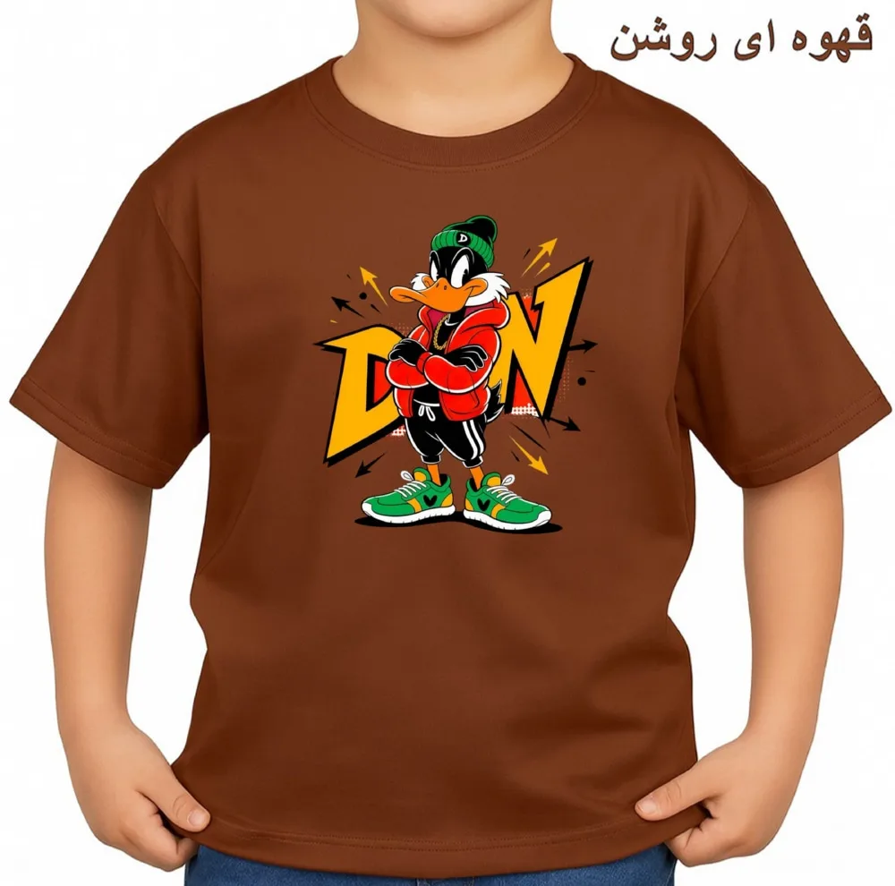 تی‌شرت آستین کوتاه بچگانه مدل اردک کد v6