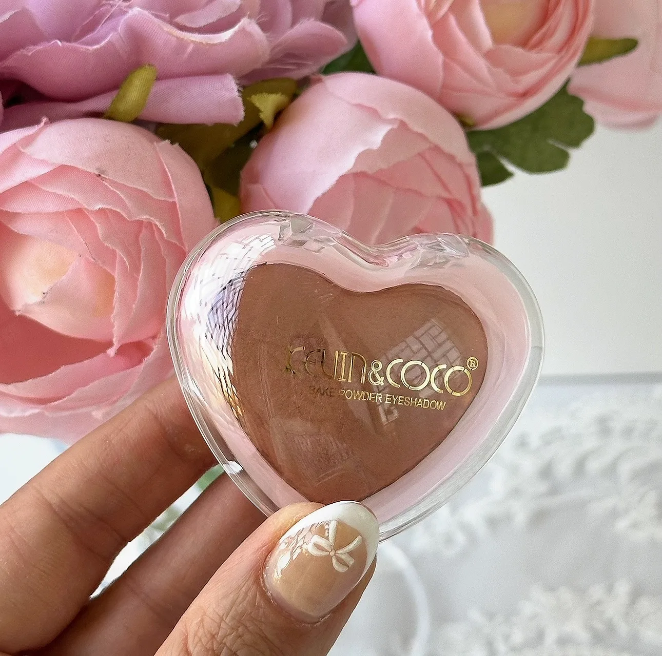 رژ گونه تکی کوین اند کوکو مدل Heart با شماره رنگ 3، مات و با پیگمنت بالا، ماندگاری 12 ساعت