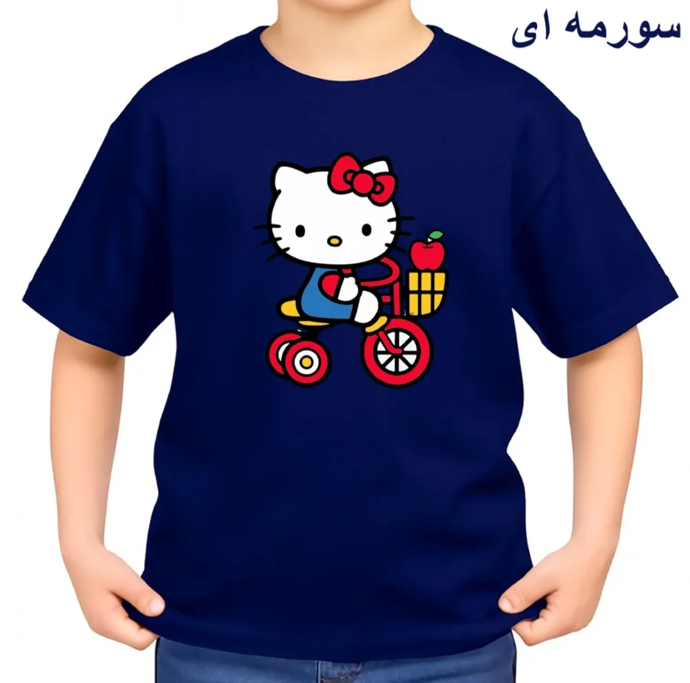 تیشرت آستین کوتاه بچگانه مدل کیتی کد v1
