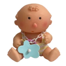 عروسک ناب سل مدل نخودی موزیکال عطری کد BABY FUNNY NO.XMY3040B ارتفاع 18 سانتی متر