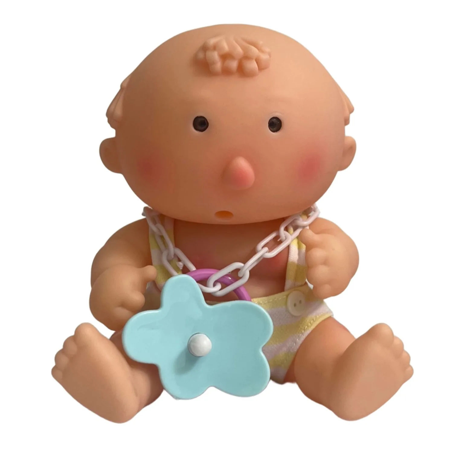 عروسک ناب سل مدل نخودی موزیکال عطری کد BABY FUNNY NO.XMY3040B ارتفاع 18 سانتی متر