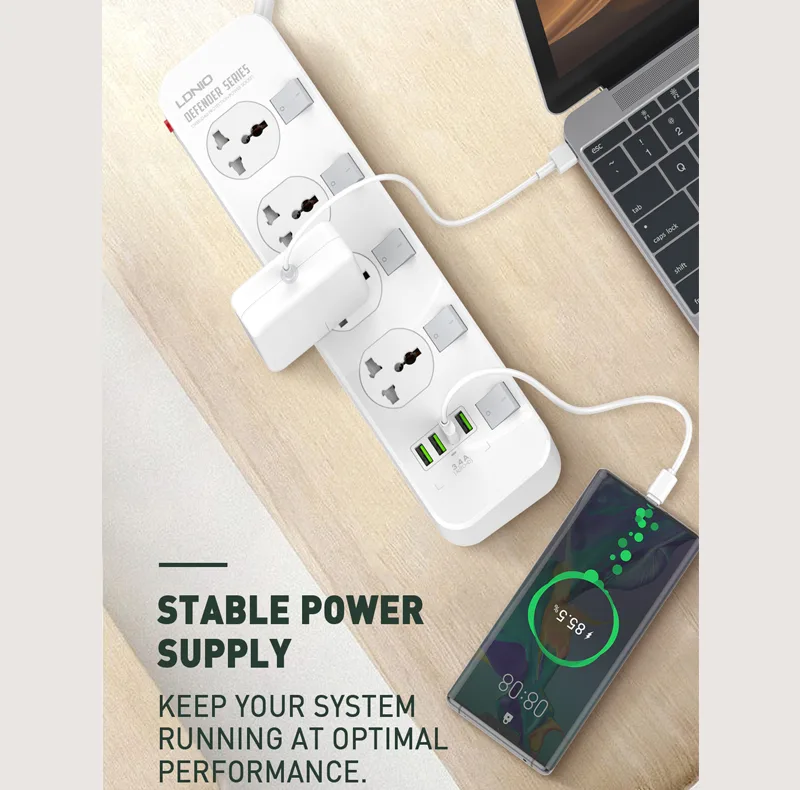 چند راهی برق الدینیو مدل Power Socket