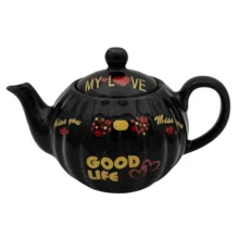 قوری و وارمر قوری مدل صدفی کد 2413xgood گنجایش 500 میلی لیتر