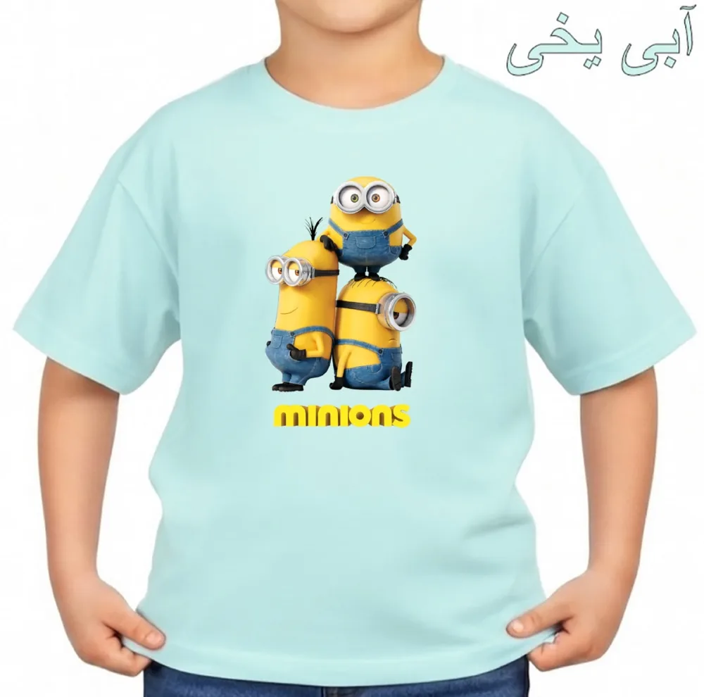 تی‌شرت آستین کوتاه بچگانه مدل مینیون کد v2