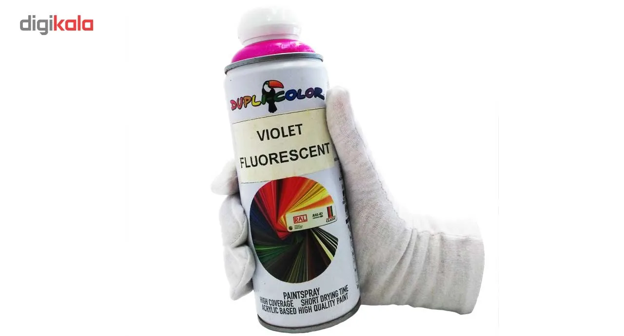 اسپری رنگ فلورسنت دوپلی کالر مدل VIOLET حجم 400 میلی لیتر