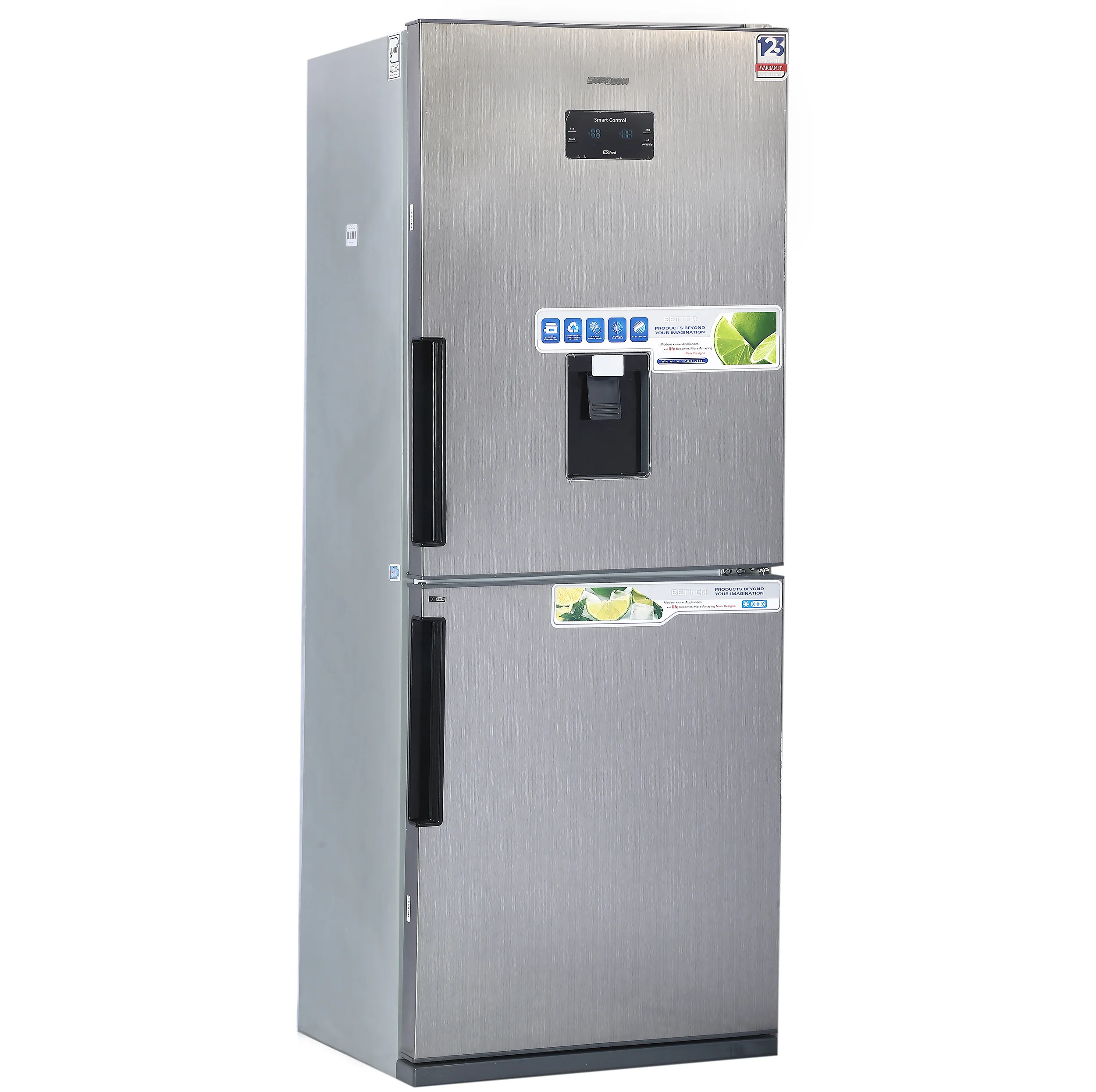 یخچال فریزر طرح فریزر پایین 22 فوت استیلون مدل SPIRING - 17402