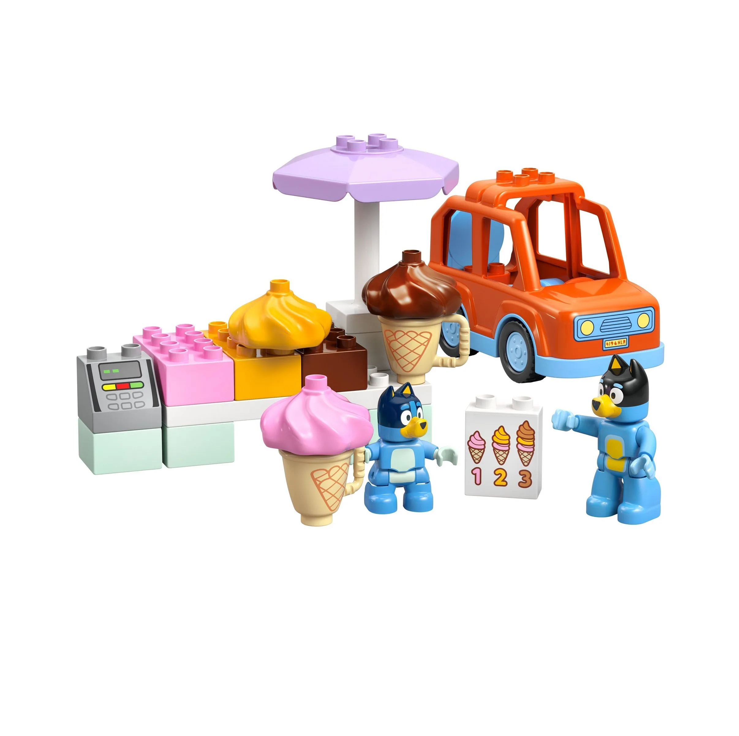 لگو 22 تکه سری Duplo مدل Ice Cream Trip with Bluey کد 10458