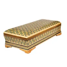 ست جعبه دستمال کاغذی و جعبه کارد و چنگال خاتم کاری کد2614