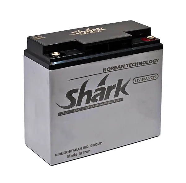 باتری موتورسیکلت برقی 12 ولت 20 آمپر شارک مدل 12v20Ah-C20