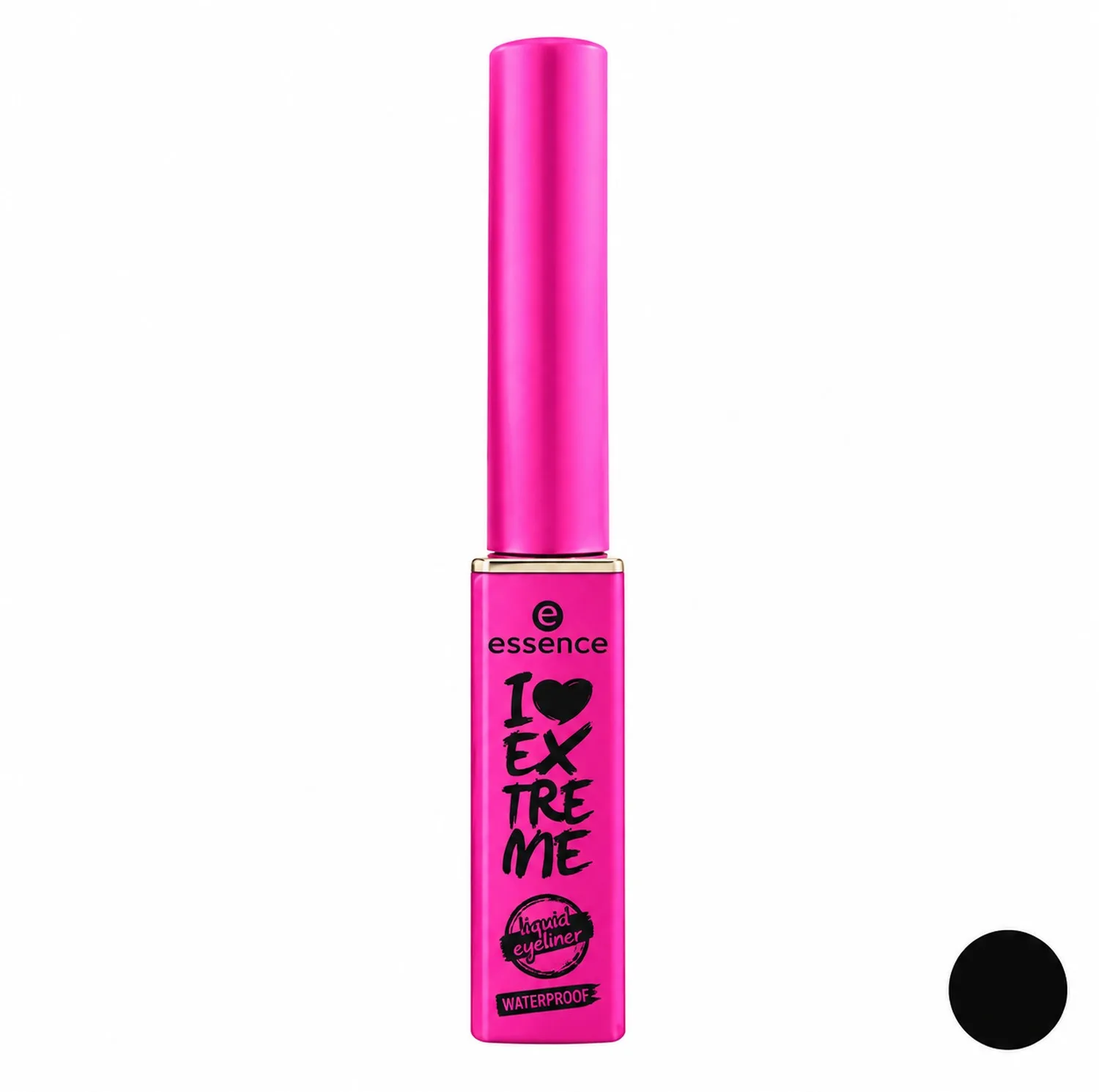 خط چشم ماژیکی اسنس مدل i love EXTREME با رنگ مشکی و جلوه مات، فاقد چربی، با ماندگاری 24 ساعت