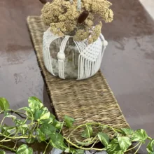 رومیزی حصیری مدل سبزینه