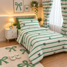 سرویس خواب یکنفره 4 تکه مدل Striped-199