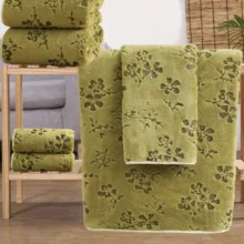 حوله دست و صورت مدل coral fleece سایز ۳۴*۷۵ سانتی متر
