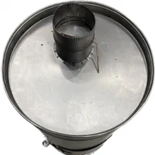 بخاری هیزمی مدل گرد 70cm