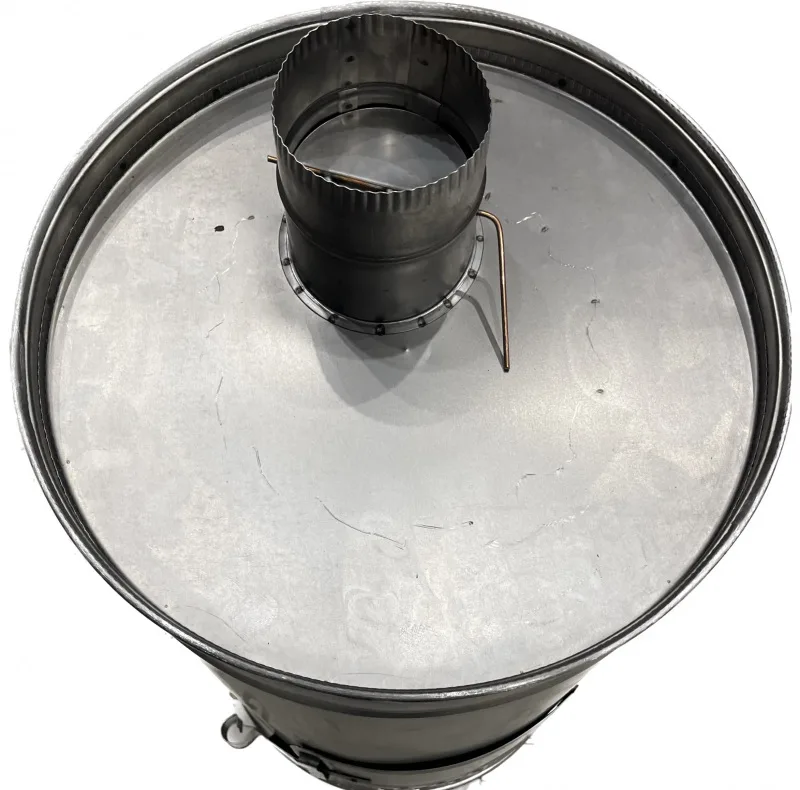 بخاری هیزمی مدل گرد 70cm
