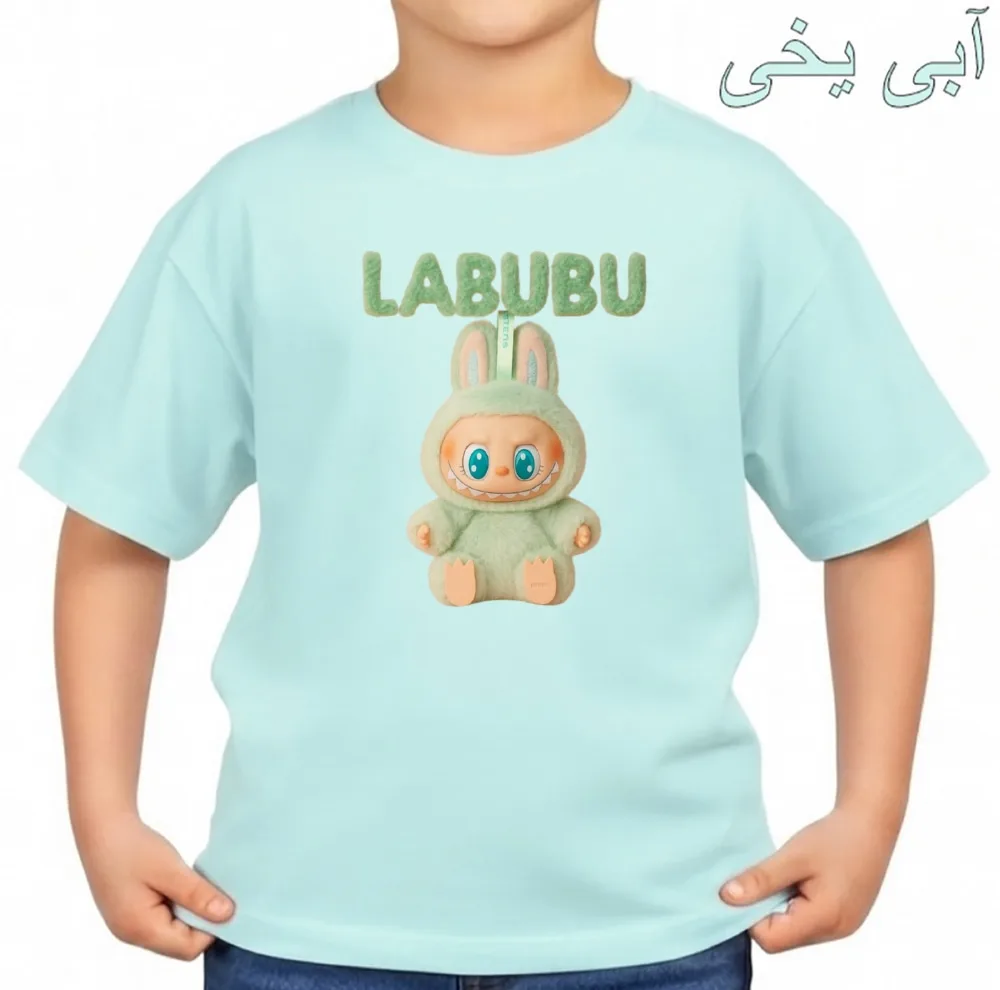 تیشرت آستین کوتاه بچگانه مدل لبوو کد v2