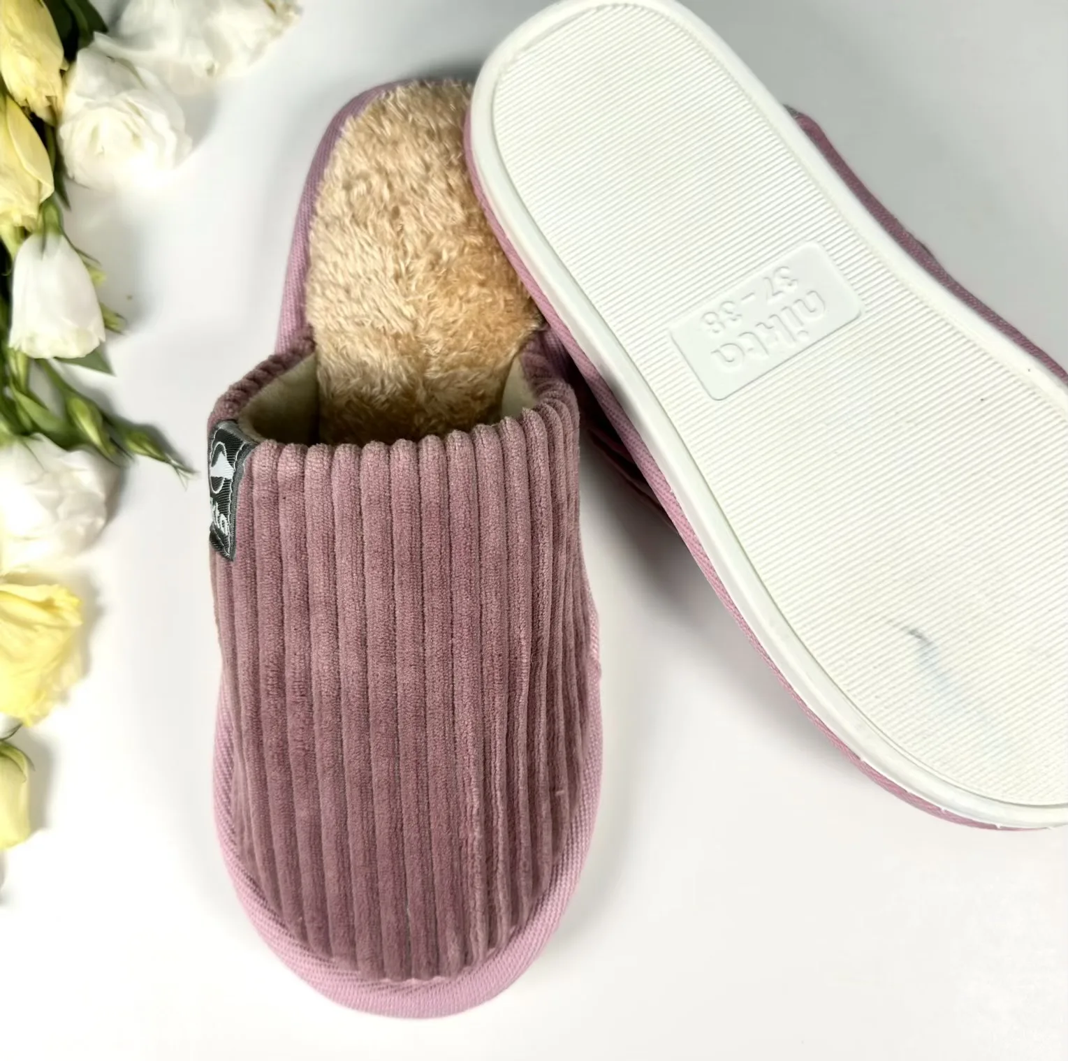 دمپایی حوله ای نیکتا مدل آوا کد Pi-02