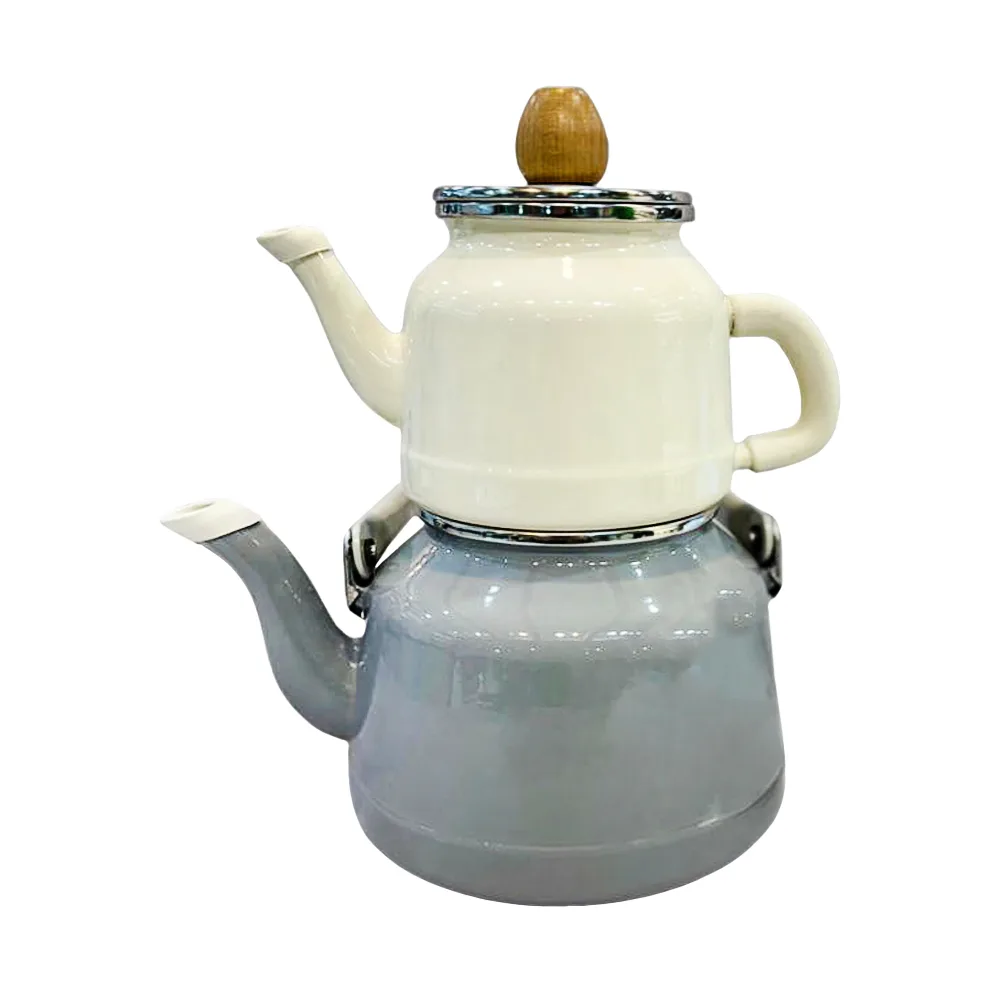 ست کتری و قوری مدل لعابی
