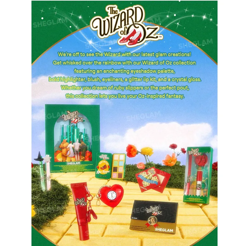مجموعه آرایش صورت شیگلم مدل The Wizard Of OZ Version2 بسته 10 عددی