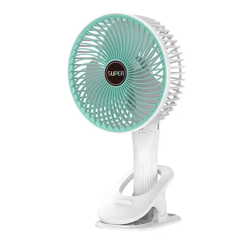 پنکه شارژی مدل Circulation Clamp Fan ظرفیت 1200 میلی آمپر ساعت