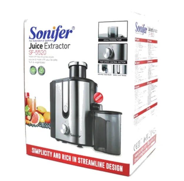 آبمیوهگیری 400 وات سونیفر مدل SF-5520