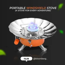 اجاق سفری تاشو پره دار با کپسول گاز مدل y-203/1
