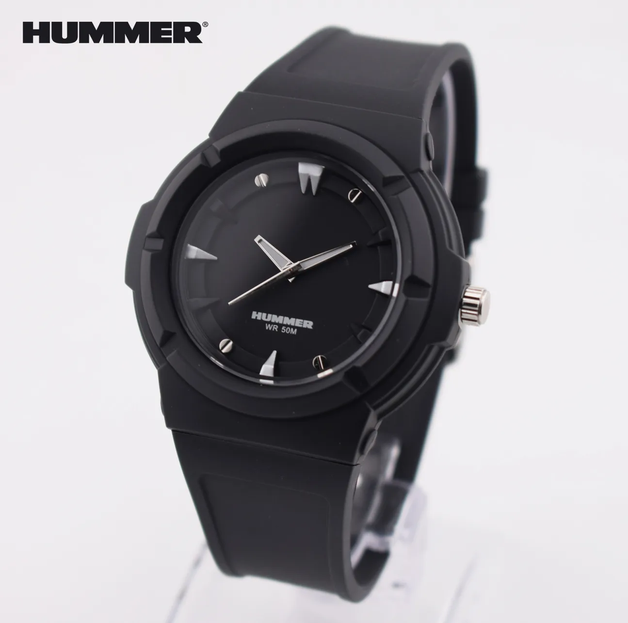 ساعت مچی عقربه ای مردانه هامر مدل موتور ژاپن بند PU ضدآب رفرنس HM1112-C2