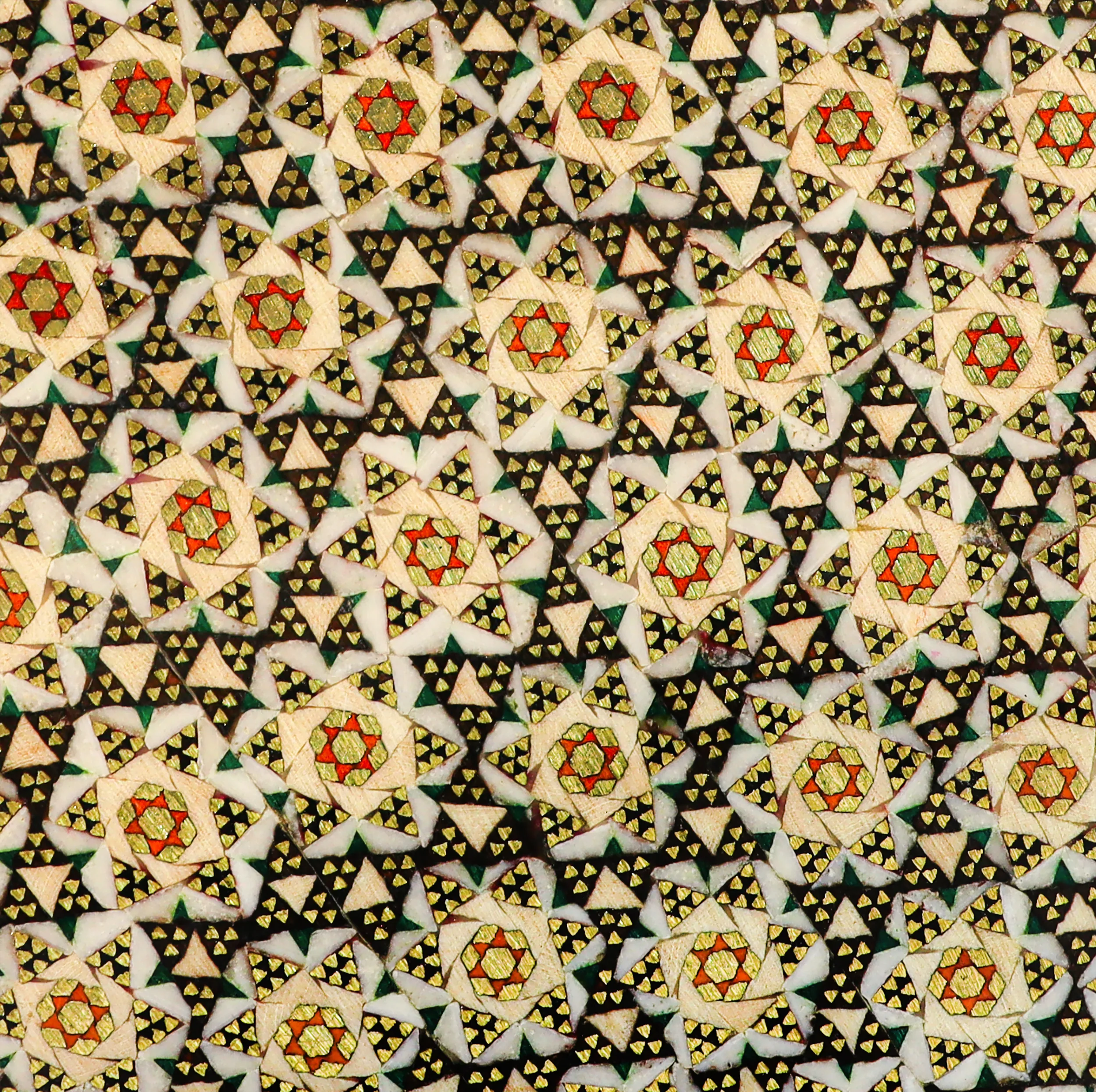 جعبه جواهرات خاتم کاری طرح 8 ضلعی کد 17154O2f2