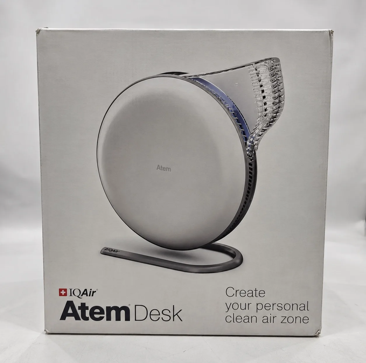 دستگاه تصفیهکننده هوا خانگی یک مرحله ای آی کیو ایر مدل Atem Desk