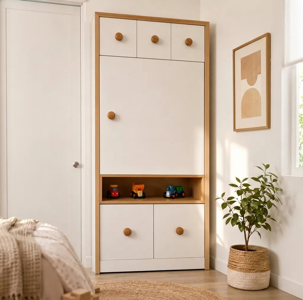 دستگیره کمدی کابینتی چوب هالین هوم مدل HH101 بسته ۴ عددی