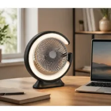 پنکه شارژی کی پی جی مدل Table Fan ظرفیت 4000 میلی آمپر ساعت