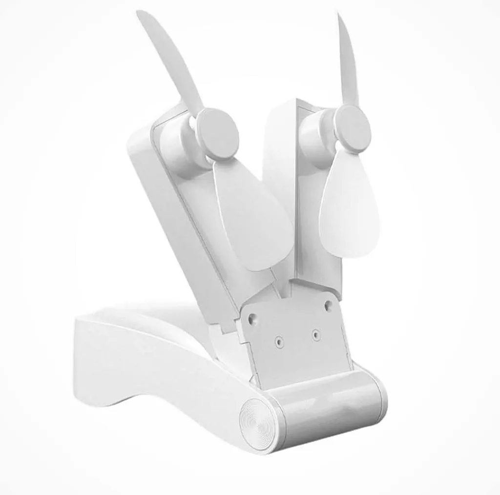 پنکه رومیزی مدل دو فن Folded کد 02 ظرفیت 500 میلی آمپر ساعت