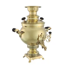 سماور زغالی عبدی مدل کلاسیک گنجایش 5 لیتر