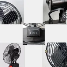 پنکه شارژی لیتیوم مدل EJ-81484-7  ظرفیت ۴۵۰۰ میلی آمپر ساعت
