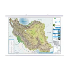 نقشه انتشارات گیتاشناسی مدل ایران طبیعی کد L443