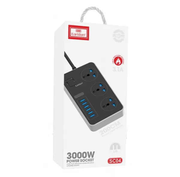 چندراهی برق ارلدام مدل 6usb
