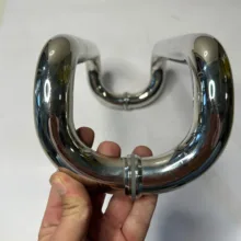 دستگیره دو طرفه میرالی- استیل نگیر مدل 894 کد A04204 مناسب برای درب شیشه ای بسته دو عددی