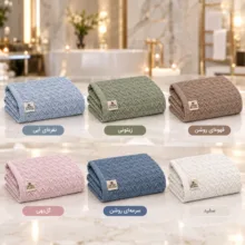 حوله دستی بلیندا مدل COTTON سایز 40×80 سانتی‌متر