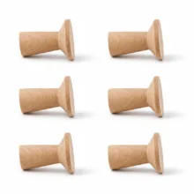 دستگیره کمدی-کابینتی روز مید مدل تک پیچ، با بدنه چوب مناسب درهای چوبی و بدون قفل .مجموعه شش عددی