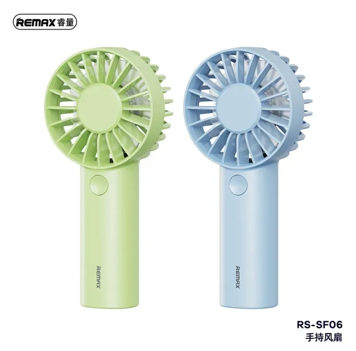 پنکه دستی ریمکس مدل RS-SF06 ظرفیت 1200 میلی آمپر ساعت
