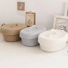 سبد کپو بافی مدل درب دار