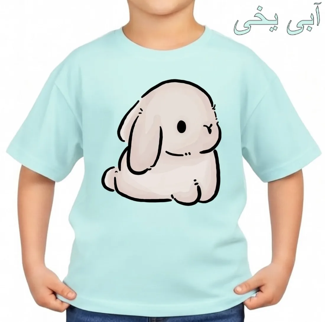 تی‌شرت آستین کوتاه بچگانه مدل خرگوش کد p1