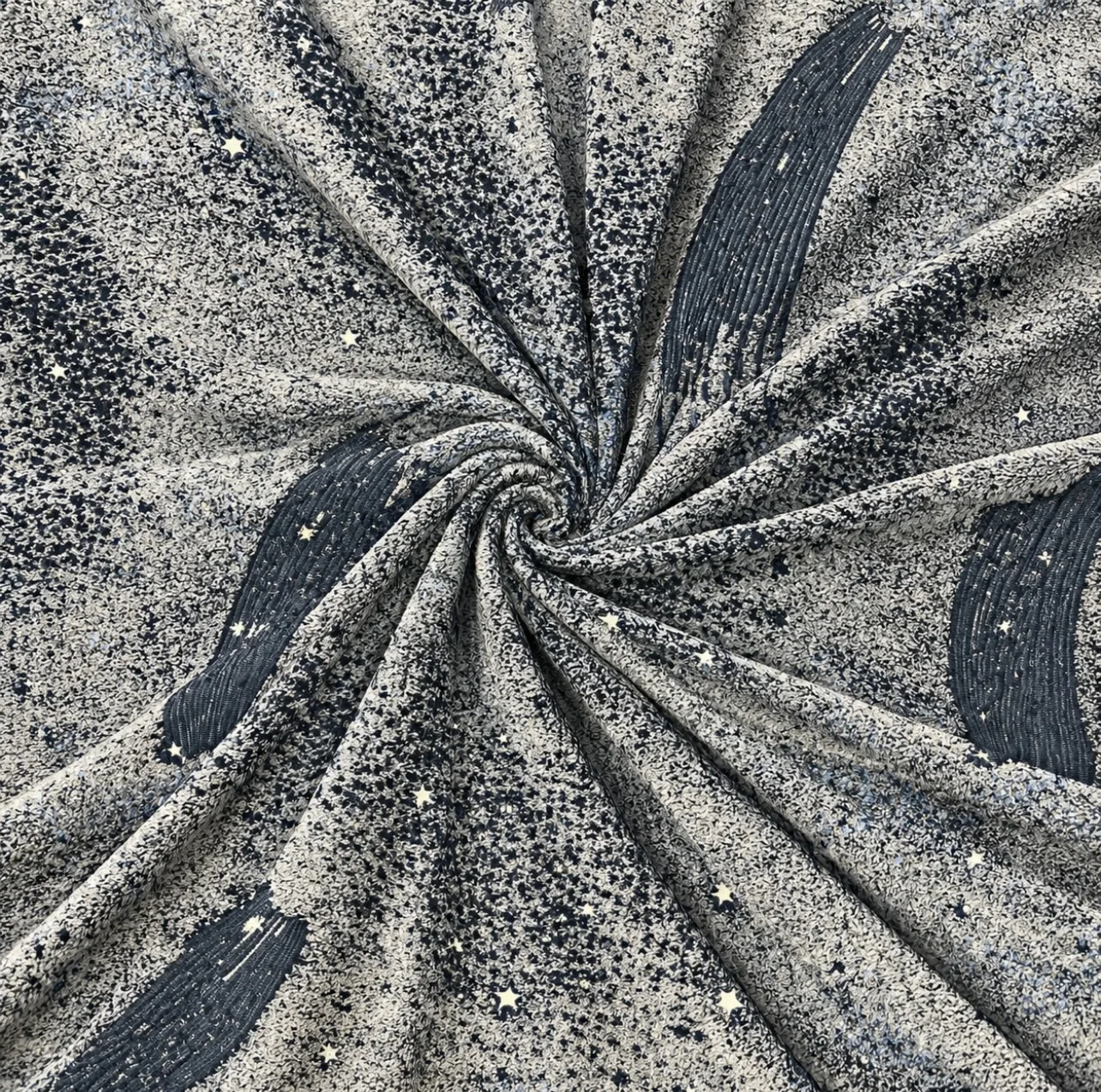 پتو مسافرتی 1.5 نفره مدل شب نما طرح آسمان پر ستاره سایز 175×200 سانتی متر