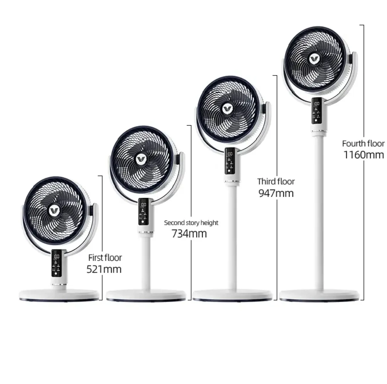 پنکه شارژی مدل portable fan f3
