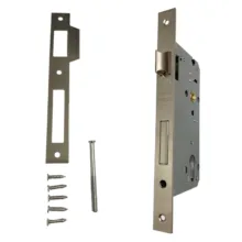 قفل در سوییچی آماتیس کد 9CM SS به همراه مقابل قفل